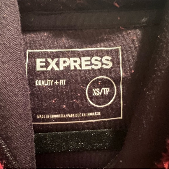 Express Buffalo Check Sherpa Jacket XS - Picture 3 of 3